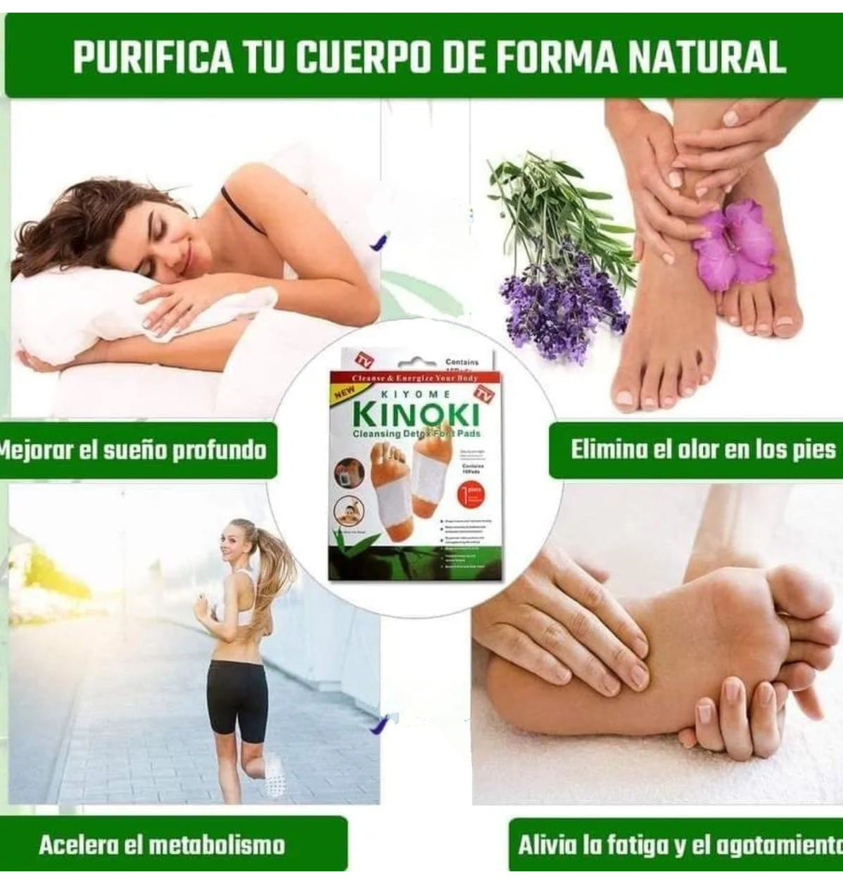 ¡Elimina las toxinas de tu cuerpo a través de tus Pies!