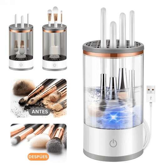 GlowBrush™ - Limpiador Eléctrico de Brochas de Maquillaje + ENVIO GRATIS