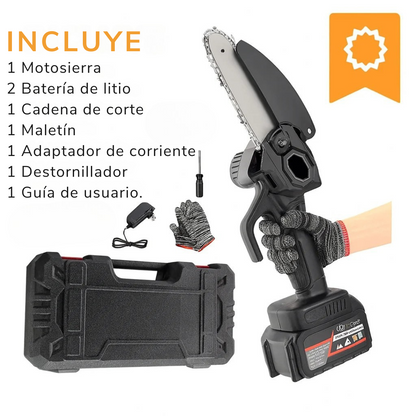 MOTOSIERRA RECARGABLE INALÁMBRICA + Envío Gratis